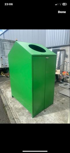 Recycle charity   Return collection bin