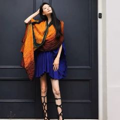 Brand New Extra-Long Tie-Dye Scarf