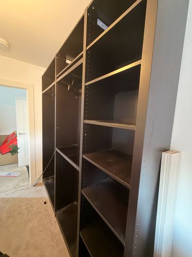 3 Ikea Pax wardrobes