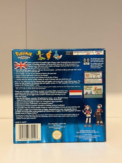 Pokemon Sapphire Nintendo Gameboy Advance