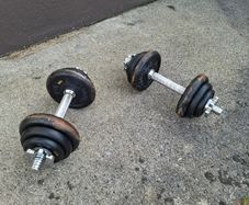 2 x 8.5kg Dumbbells