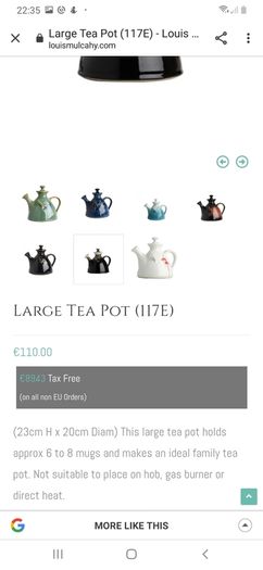 Louis Mulcahy Large Teapot