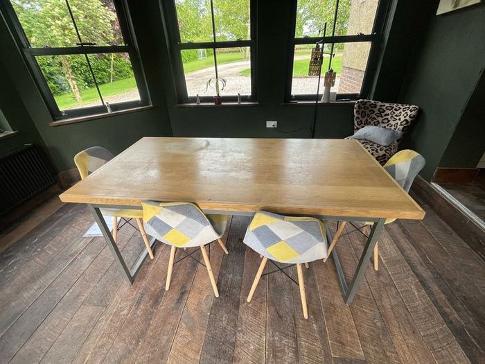dining table and chairs