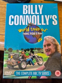 Billy Connolly DVD box - signed by Billy Connolly