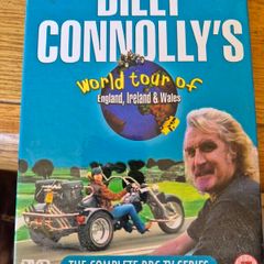 Billy Connolly DVD box - signed by Billy Connolly