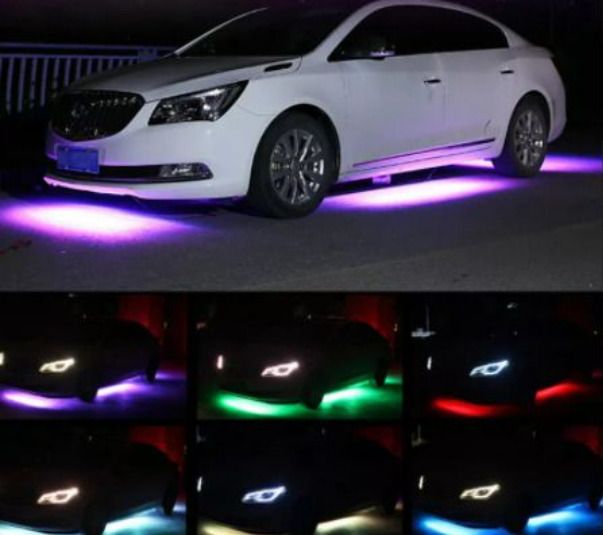 60x90cm App controlled Car LED Underglow Lights Atmosphere Lights