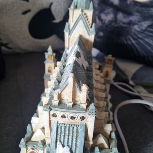Christmas village cathedral Vintage Y2K plug in