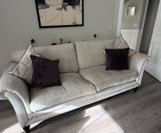 Large 3-seater fabric sofa - excellent condition
