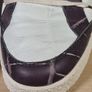 womens DIESEL BLACK GOLD LEATHER trainers runners white black Size UK 4 EU 36 boys girls unisex Image 5
