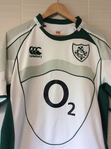 Ireland Rugby Jersey. Grand Slam Winners 2009. Official Canterbury Mens Alternate Jersey. Authentic Original From 2009. Not A Modern Day Remake.