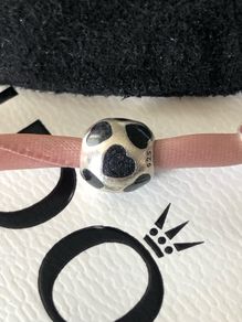 Pandora Charm Enamel Hearts Midnight blue