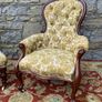 Victorian Walnut 3 Piece Suite. Image 8