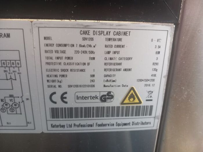 display fridge