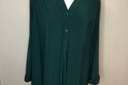 Yours heavy green blouse (size 30)