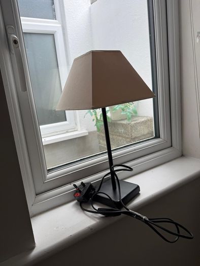 Three table lamps