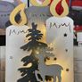 LED wooden Candles Christmas Decoration Image 3