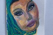 Lip Filler Original Art Irish Art Statement Art About Lips Sophia Lauren Portraiture
