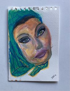 Lip Filler Original Art Irish Art Statement Art About Lips Sophia Lauren Portraiture