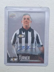 AEW 2021 Paul Turner Autograph Upper Deck First Edition Auto