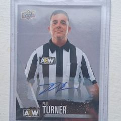 AEW 2021 Paul Turner Autograph Upper Deck First Edition Auto