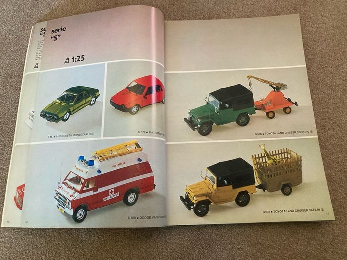 Polistil 1982 Model Cars Catalogue 142 pages