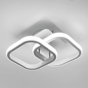White Square Ceiling Light, Creative Lamp with Adjustable Color Temperature, Suitable for Home Lighting/commercial Lighting