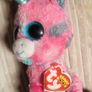 Retired Ty Beanie Boos Gumball the Unicorn 18cms 6" Plush Soft Toy and Gift Bag Image 3