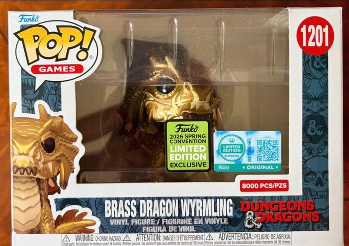 funko pop Brass Dragon Wyrmling