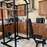 Beautiful Olympic Power Rack + Full Size Integrated Cable System, Olympic Weight, Dumbbells, Bench + Image 4