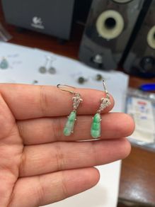 jade earring set