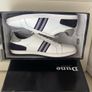 Dune white leather trainers Image 2