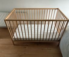 IKEA cot bed and mattress 60x120cm