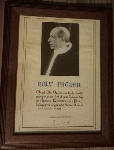 Papal benediction