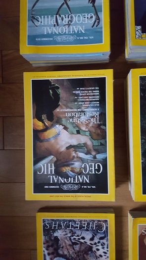 National Geographic magazines x 400 from early 20th century to 2009