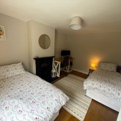 Two single divan beds