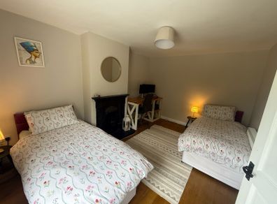 Two single divan beds