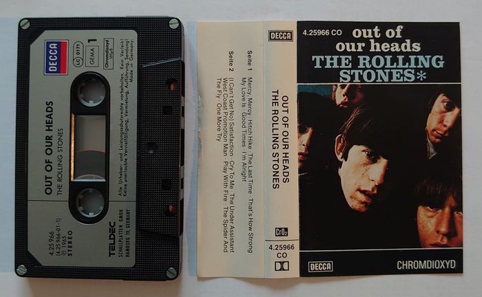 The Rolling Stones - out of our heads - Cassette