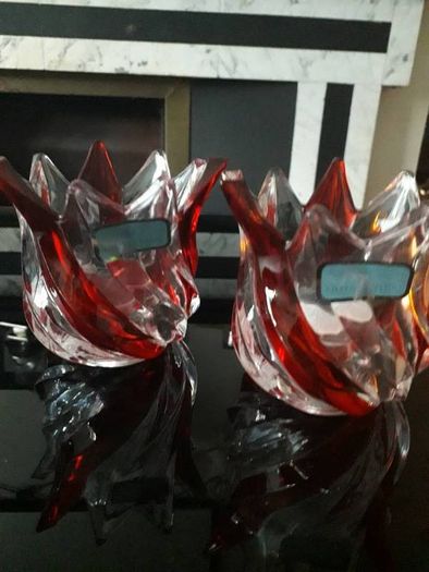 Kilkenny Glass Tealight Holders with 2 Tealights Boxed by Kilkenny Living/Final Price Drop