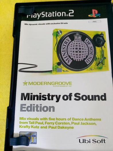 Moderngroove Minister of Sound Edition PlayStation  2 Ps2 Games Original