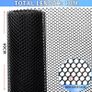 FREE EXPRESS SHIPPING Chicken Wire Mesh Roll 10m Plastic Mesh Fencing Poultry Breeding Netting Garden Balcony Fence Mesh for Home Decor and Gardening Temporary Fencing for Yard 40cm x 10cm Black Image 2