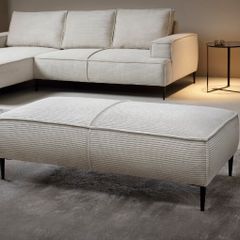 Torino Luxury Rectangular Pouffe Large 140/65 cm