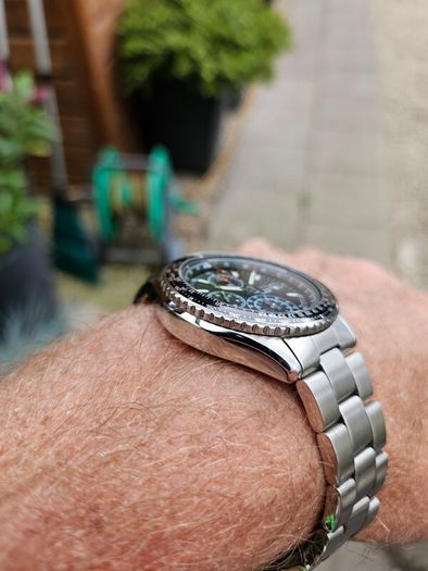 Watch Seiko Chronograph Pilot. Black.