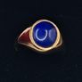 9ct lapis lazuli ring Image 8