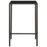 3 Piece Garden Bar Set Poly Rattan Brown Image 3