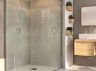 main image for ad Clearance: Offset Sliding Quadrant 1200 X 900mm Left Hand