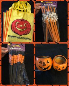 Halloween Tableware & trick r treat bags