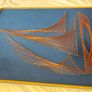 vintage 1979 handmade string art Image 4