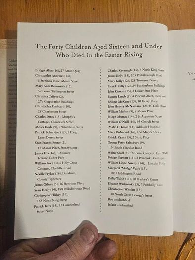 Children Of The Rising. The Untold Story Of The Young Lives Lost During Easter Rising  1916. By Joe Duffy. First Edition Large Volume Hardback With Dustjacket In Good Condition.  See Photos For Same.
