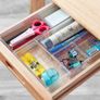 FREE P&P 14 PCS Clear Plastic Drawer Organisers Tray for Makeup, Kitchen Utensils, Jewelries and Gadgets Image 5