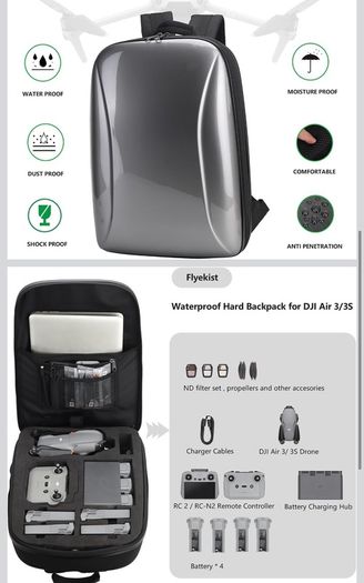 DJI Air 3/3S Hard Case/Backpack
